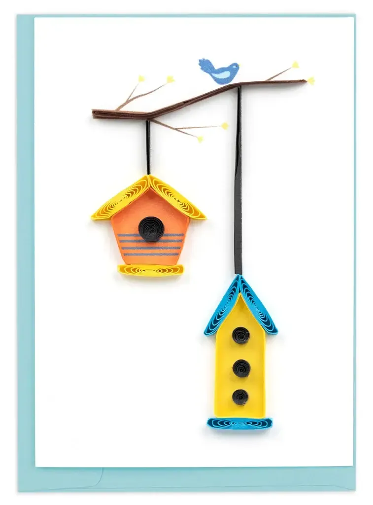 Birdhouses Quilling Card Mini, Vietnam