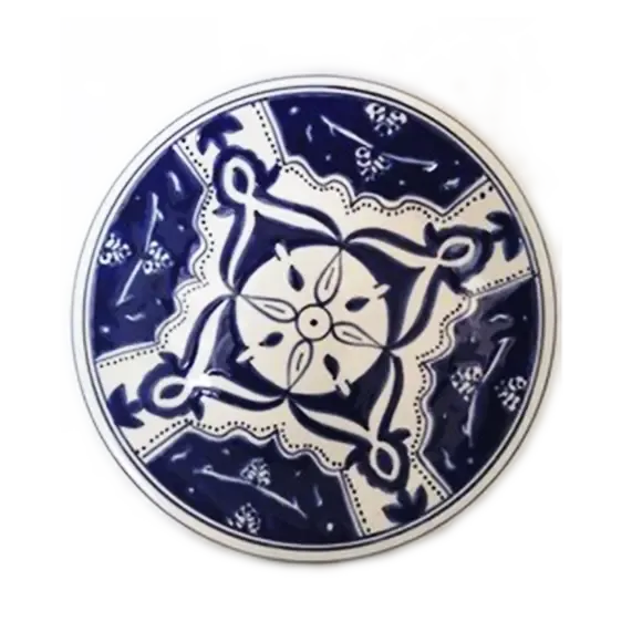Nigella Cobalt Dinner Plate, Tunisia