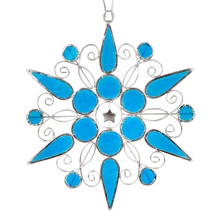 Blue Snowflake Ornament, Philippines