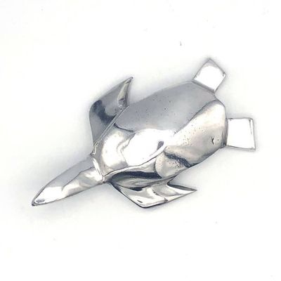 Recycled Aluminum Pacific Sea Turtle, Nicaragua