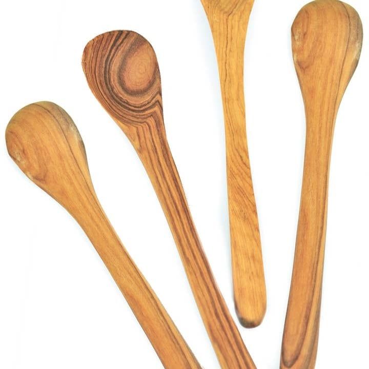 Olive Wood Porridge Spoon, Kenya