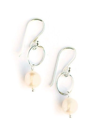 Camila Freshwater Pearl Sterling Earrings, India