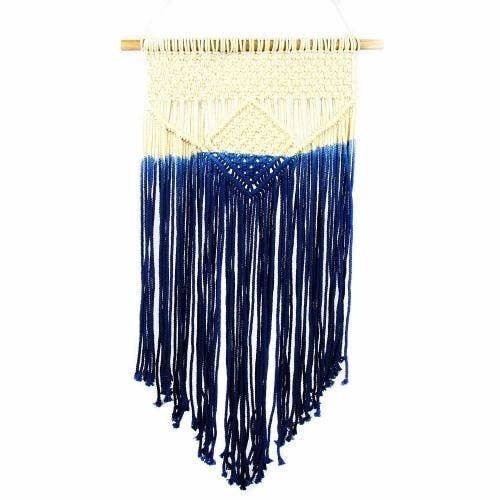 Macrame Wall Hanging in Blue, India