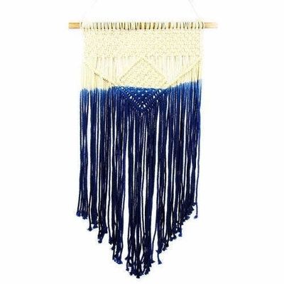 Macrame Wall Hanging in Blue, India