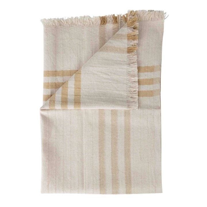 Sunny Stripe Checked Tea Towel, Bangladesh