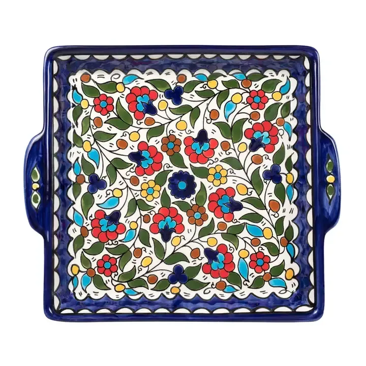 Daisies Serving Dish, Palestine