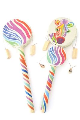 Rainbow Zebra Spin Drum, Kenya