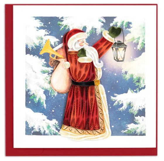 Vintage Santa Quilling Card, Vietnam