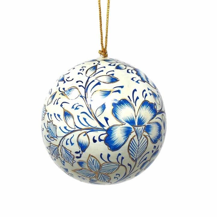 Blue Floral Ornament, India