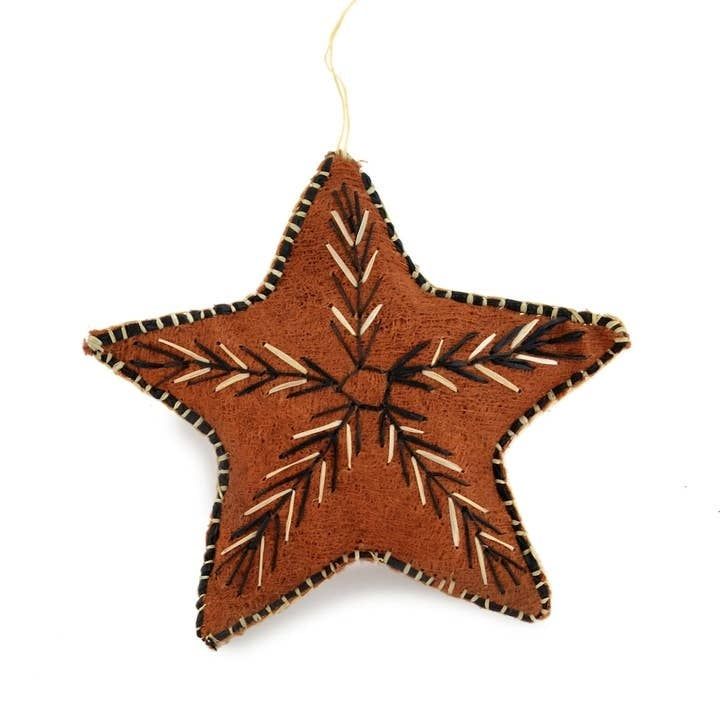 Bark Cloth Star Ornament, Uganda