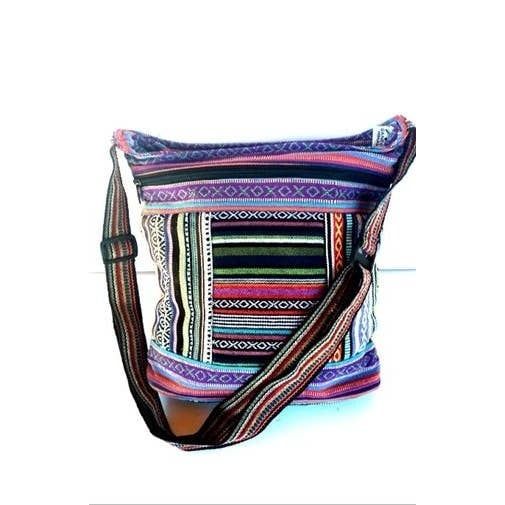 Gyari Stripe Bucket Bag, Nepal