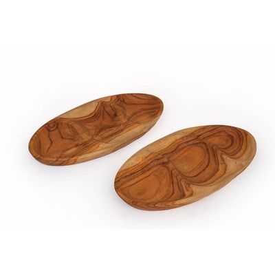 Oval 3 Partitioned Platter 15&quot;, Uganda