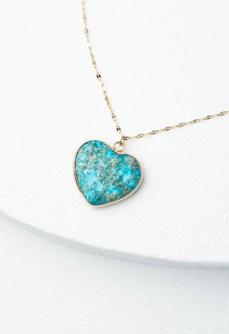 Always with You Jasper Heart Necklace Set, China