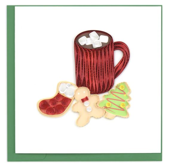 Christmas Cookies Quilling Card, Vietnam