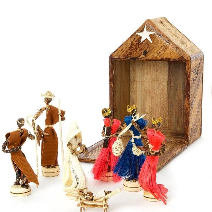 Banana Fiber Stable Nativity, Kenya