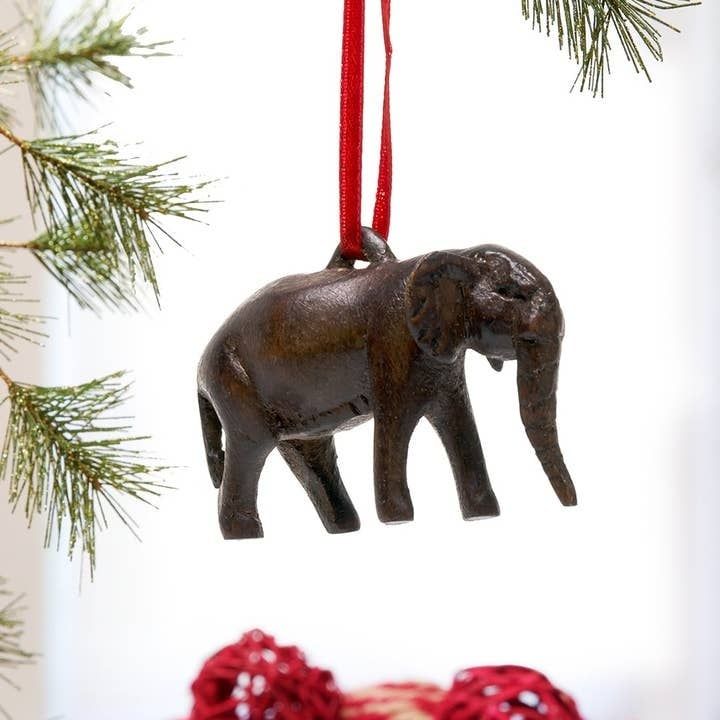 Jacaranda Elephant Ornament, Kenya