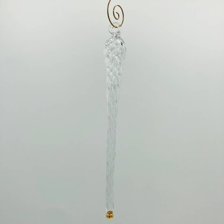 Blown Glass Icicle Ornament - Set of 2, Egypt