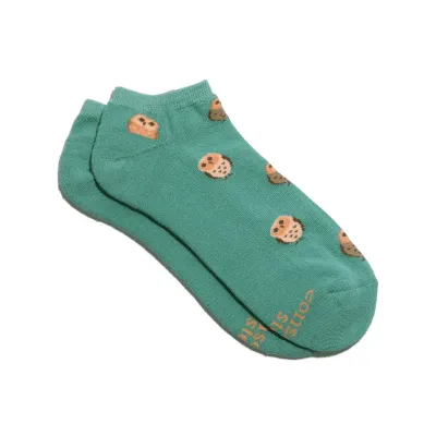 Conscious Step Socks that Protect Owls, Teal, Ankle, Small