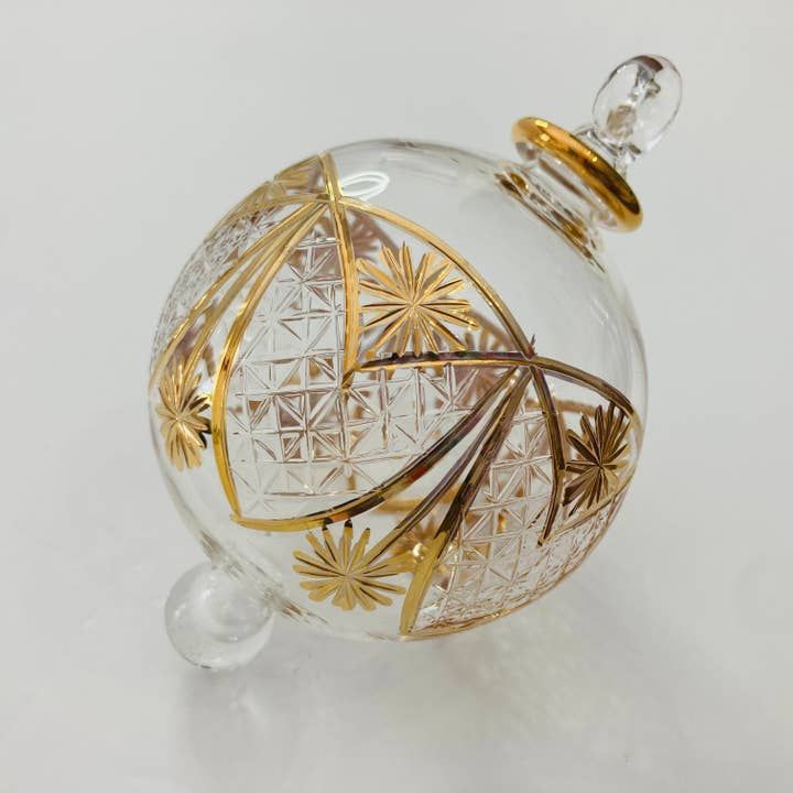 Blown Glass Ornament - Polaris Gold, Egypt