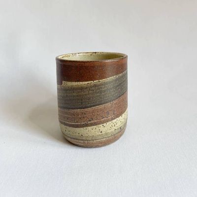 Artsy Stoneware Tumbler Mug, India