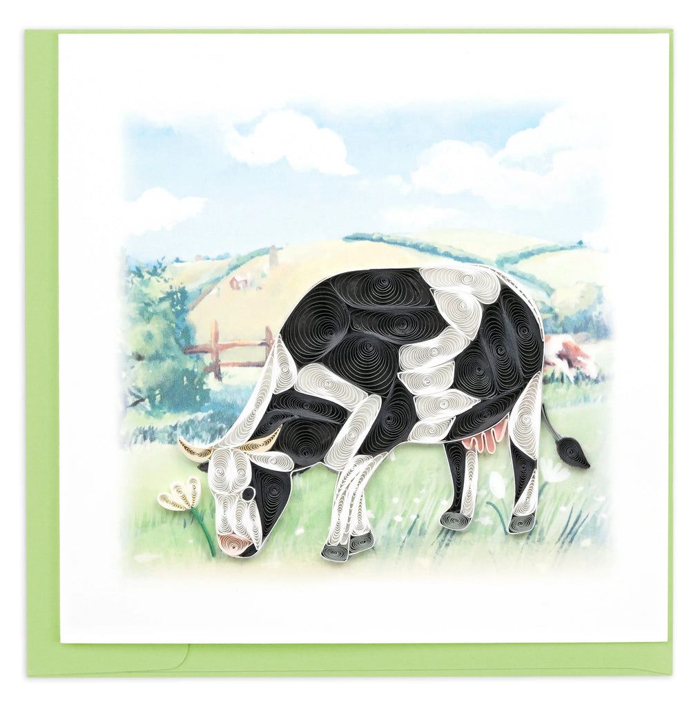 Dairy Cow Quilling Card, Vietnam