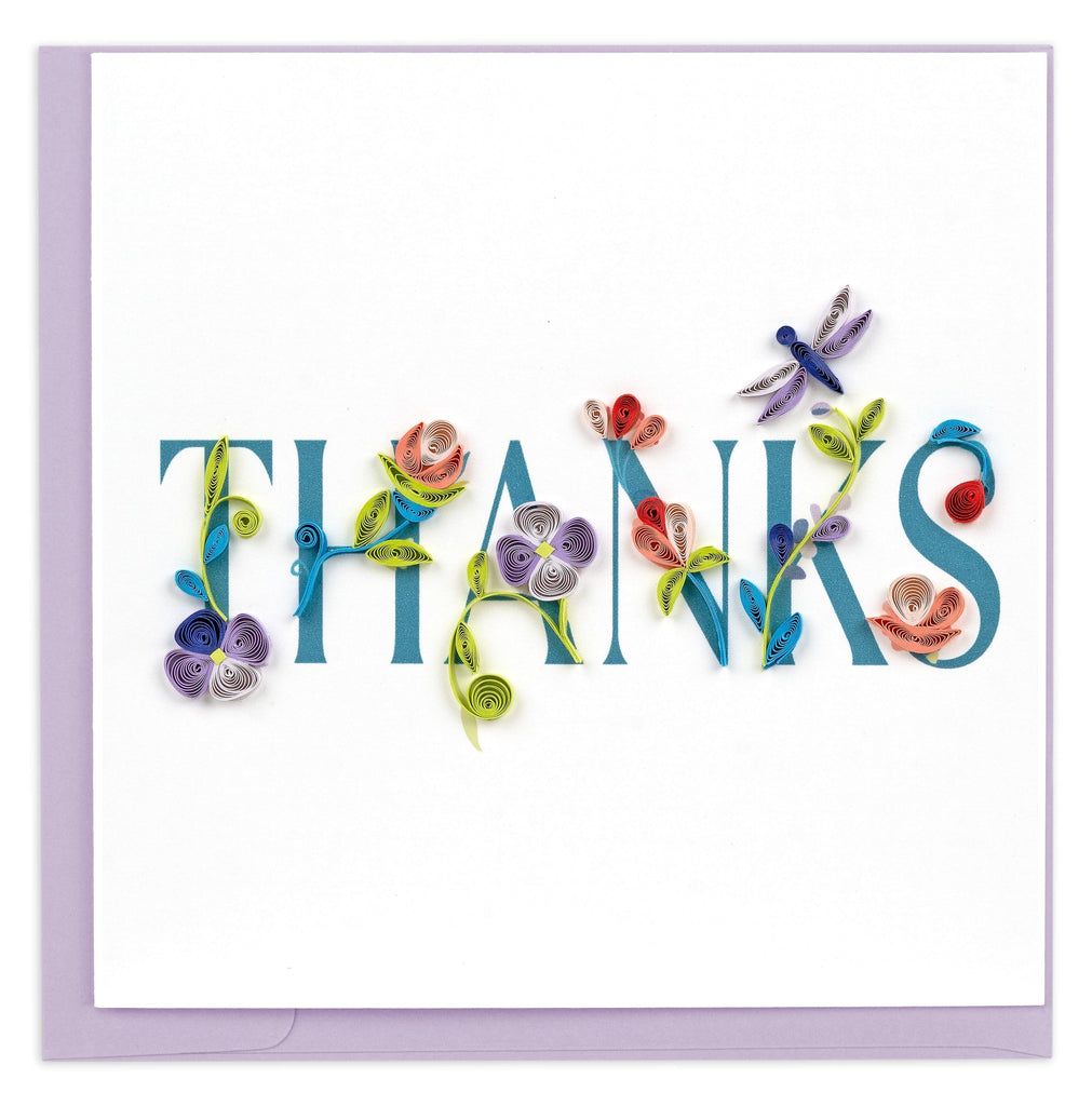 Garden Thanks Quilling Card, Vietnam