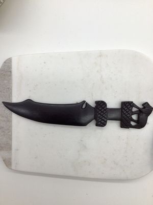 Letter opener ebony Lion, kenya