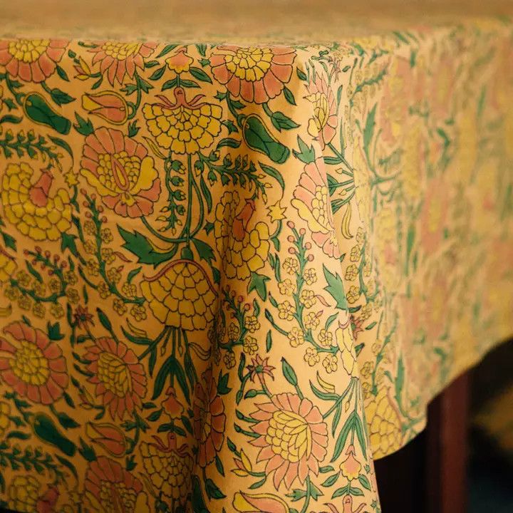 Aanand Floral Tablecloth, India