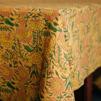 Aanand Floral Tablecloth, India