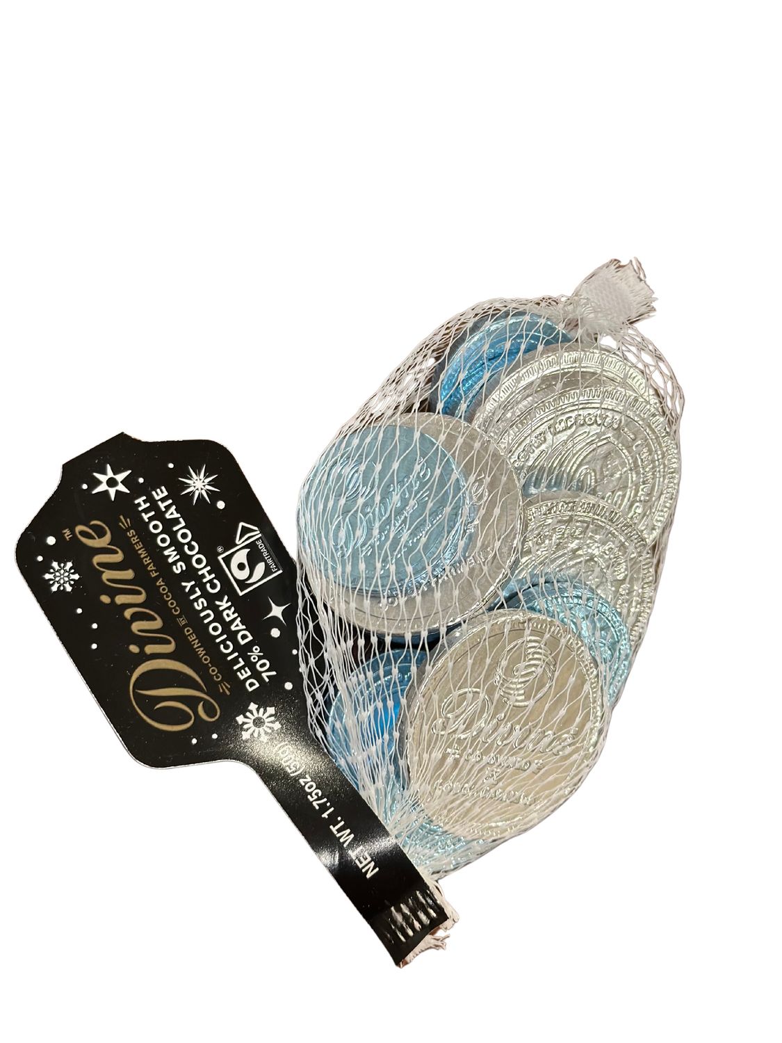 Divine 70% Dark Chocolate Coin