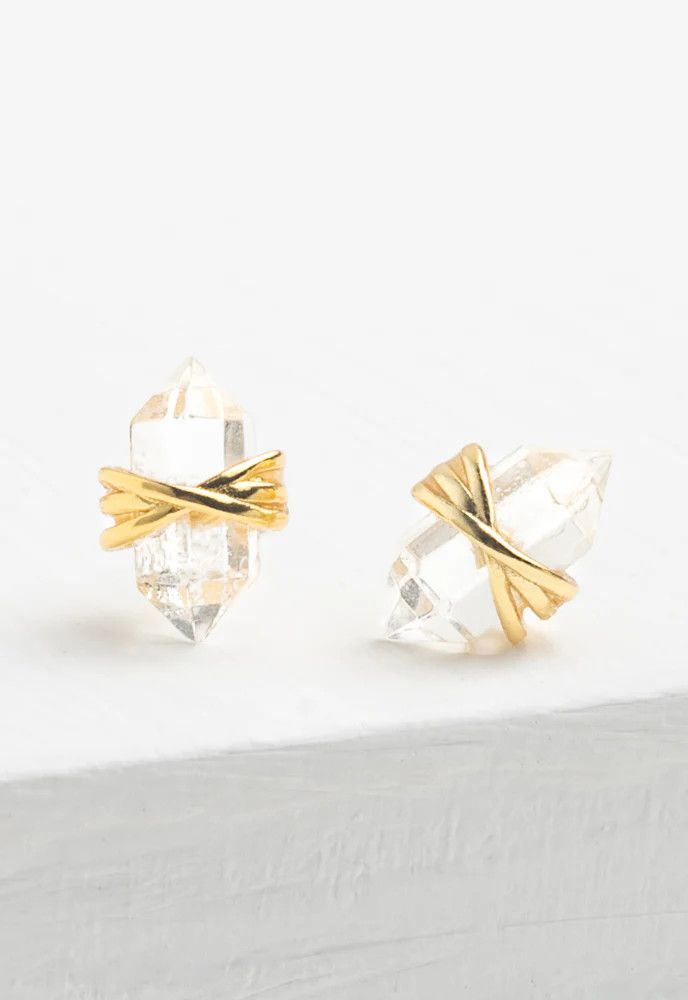 Stronger Together Crystal Studs, China