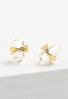 Stronger Together Crystal Studs, China