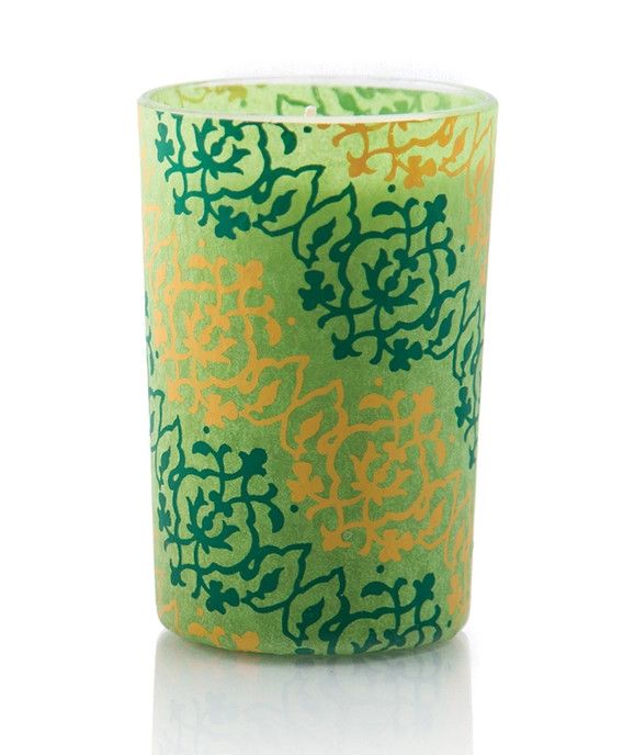 Green Light Candle Jasmine, India