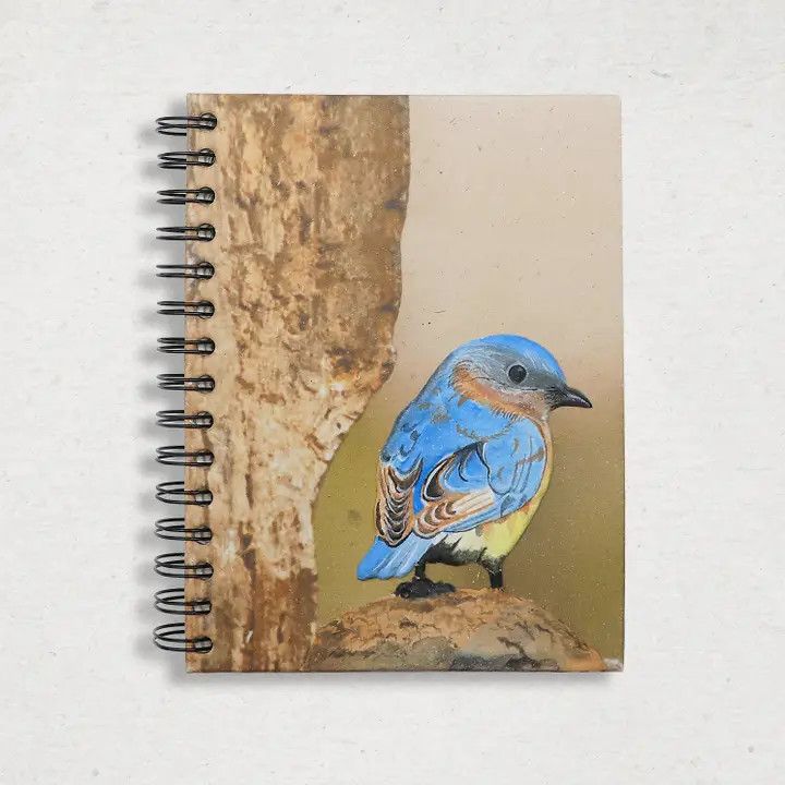 Large Notebook - Blue Fronted Redstart, Sri Lanka