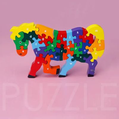Wooden Puzzle Horse, Sri Lanka