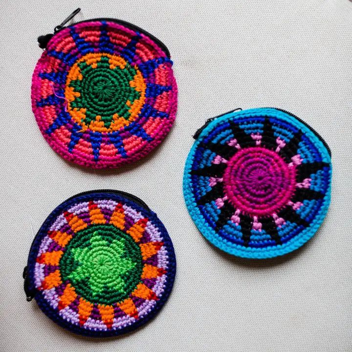 Disc Coin Bags, Guatemala