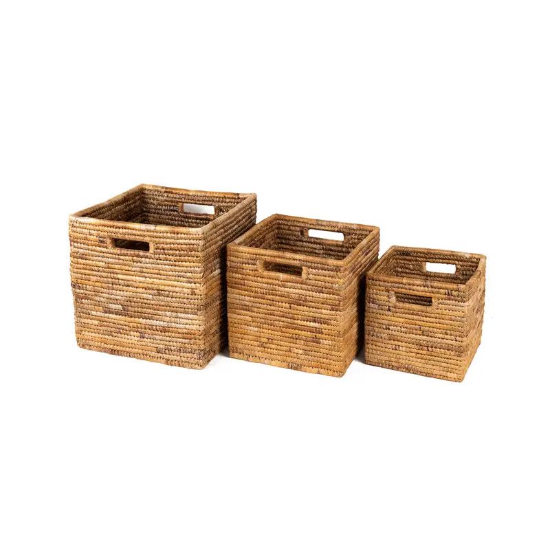 Banana Leaf Nesting Cube-Large 10&quot;, Rwanda