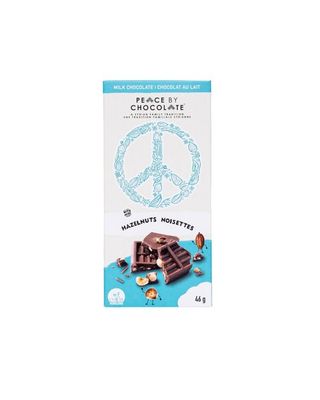 Peace Bar Milk Chocolate With Hazelnut, Peace By Chocolate