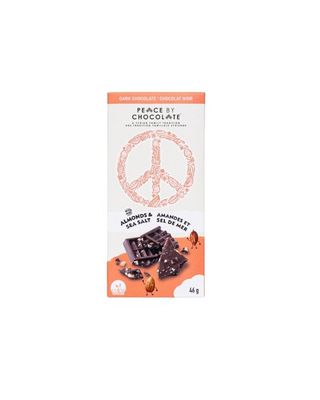 Peace Bar Dark with Almond &amp; Sea Salt , Peace By Chocolate
