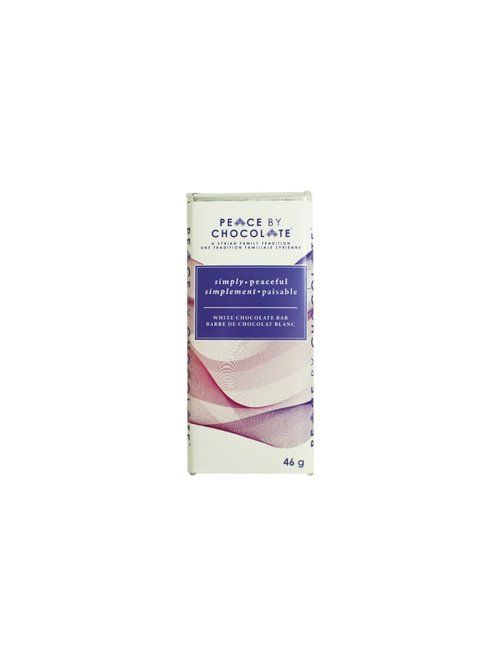 Simply Peaceful White Bar, Peace By Chocolate