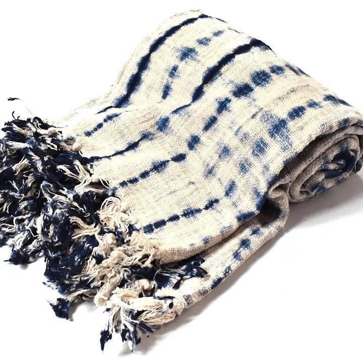 Shibori Throw/Tablecloth, India