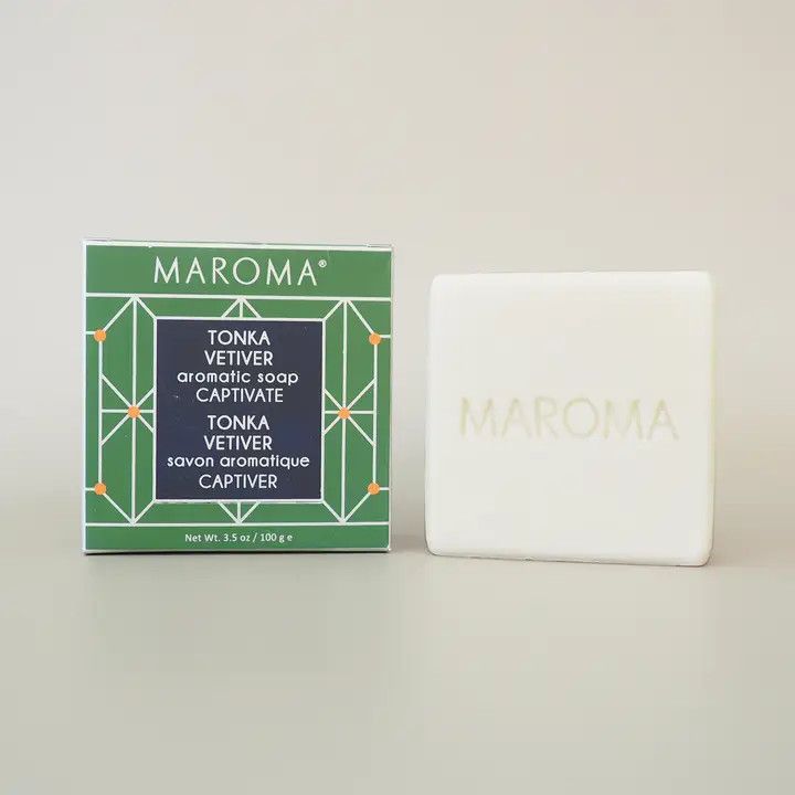 Maroma Man Face and Body Soap Tonka and Vetiver, India