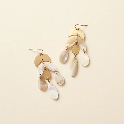 Madhu Teardrop Chandelier Earrings, India