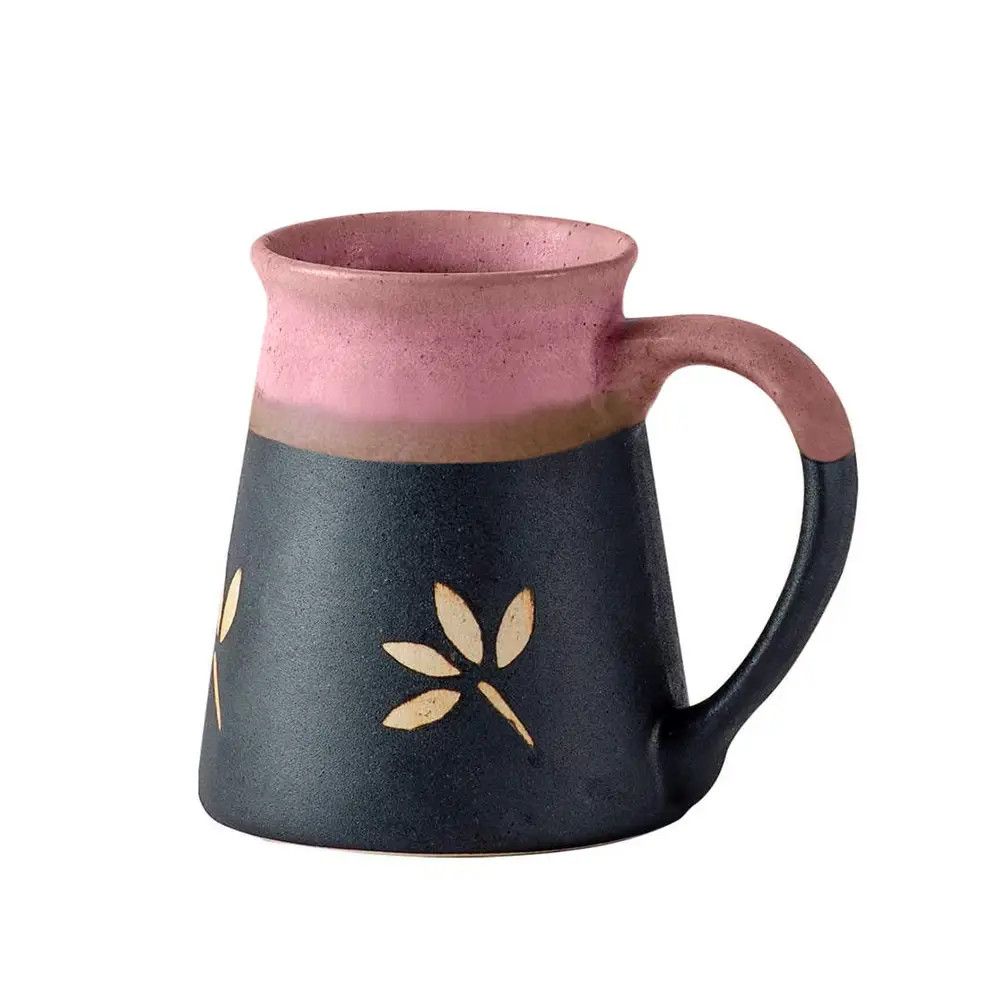Ruhi Pink Ceramic Mug, India