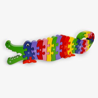 Wooden Puzzle Crocodile- Sri Lanka
