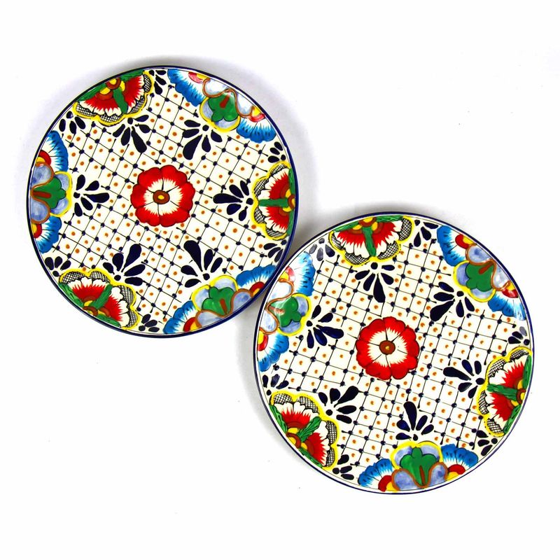 Encantada 12&quot; Dinner Plates, Set of 2, Mexico