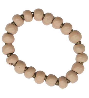 Clay Bead Bracelet, Haiti