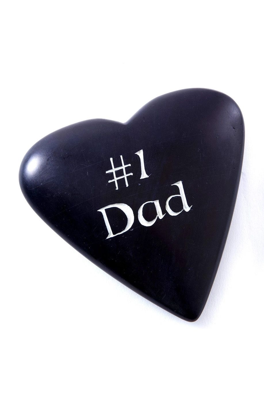 Kisii Stone Celebration Heart-Dad, Kenya