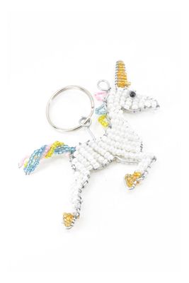 Unicorn Beaded Keychain, South Africa