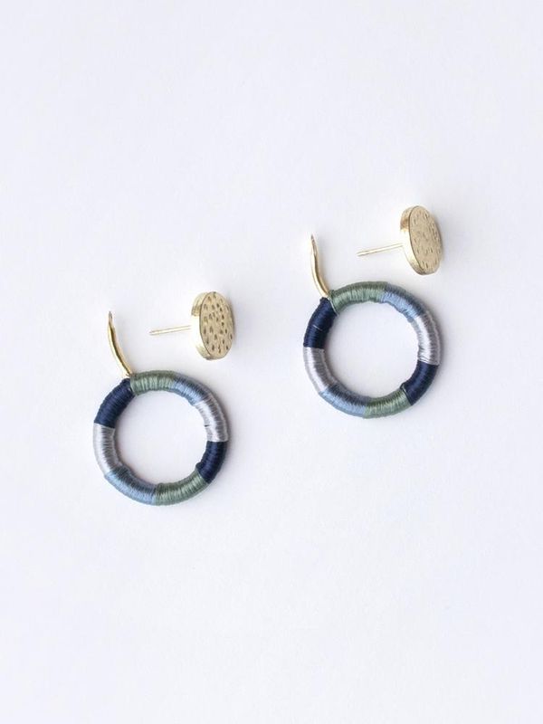 Vibrant Threads Studs Blue, India